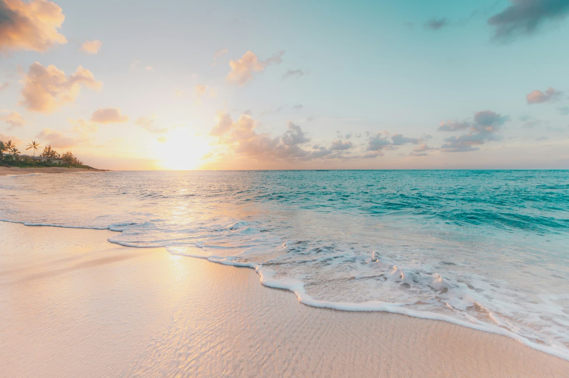 Tropical beach destination